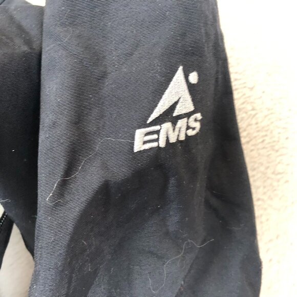 Eastern Mountain Sports Womens Hooded Hiking Jacket XS Black Packable Full Zip - Picture 10 of 16